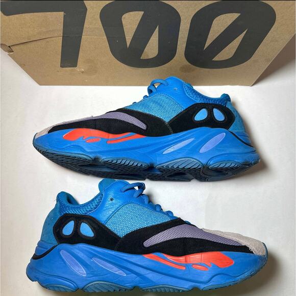 Size 11.5 Adidas Yeezy Boost 700 Hi-Res Blue Men\'s Shoes Ships Now main image 7
